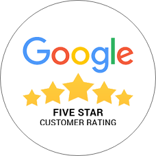 Google Five Star Customer Rating